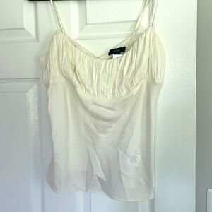 NWT JCrew Silk Tank Camisole - Ivory Size 10